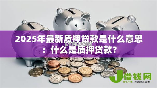 2025年最新质押贷款是什么意思：什么是质押贷款？