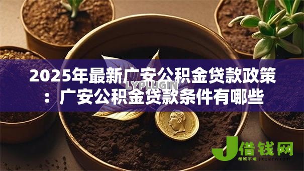 2025年最新广安公积金贷款政策：广安公积金贷款条件有哪些