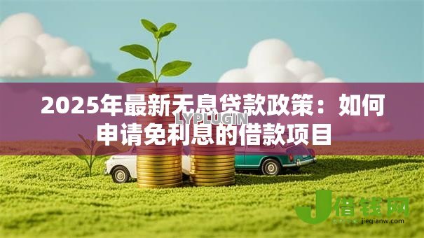 2025年最新无息贷款政策：如何申请免利息的借款项目