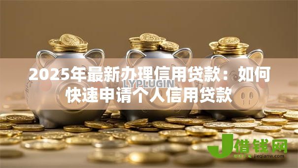 2025年最新办理信用贷款:如何快速申请个人信用贷款 2025年最新办理信用贷款:如何快速申请个人信用贷款