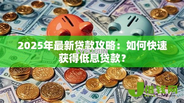 2025年最新贷款攻略：如何快速获得低息贷款？