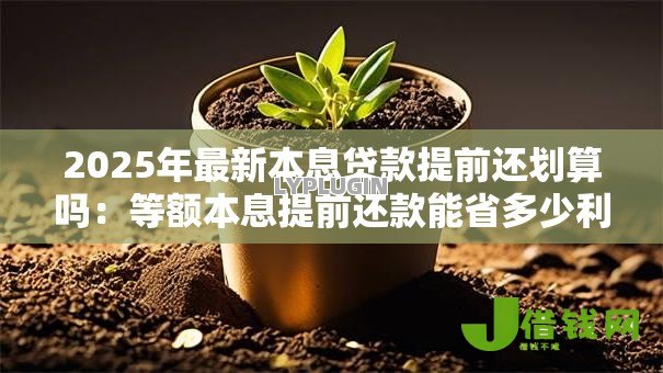 2025年最新本息贷款提前还划算吗:等额本息提前还款能省多少利息 2025年最新本息贷款提前还划算吗:等额本息提前还款能省多少利息
