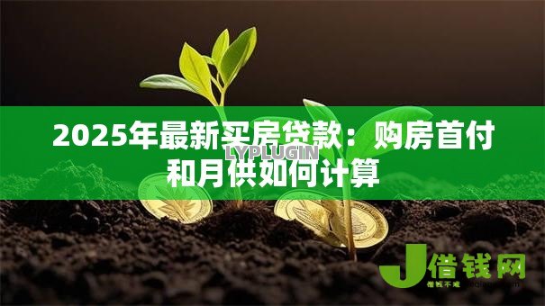 2025年最新买房贷款：购房首付和月供如何计算