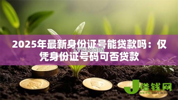 2025年最新身份证号能贷款吗:仅凭身份证号码可否贷款 2025年最新身份证号能贷款吗:仅凭身份证号码可否贷款