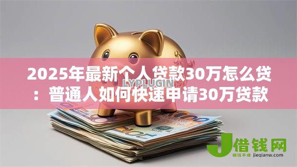 2025年最新个人贷款30万怎么贷：普通人如何快速申请30万贷款