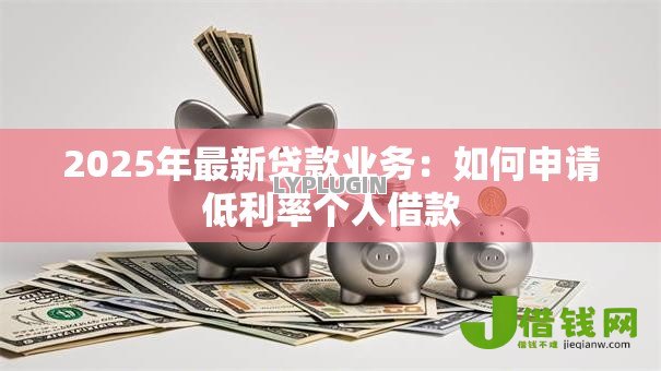 2025年最新贷款业务:如何申请低利率个人借款 2025年最新贷款业务:如何申请低利率个人借款