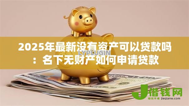 2025年最新没有资产可以贷款吗：名下无财产如何申请贷款