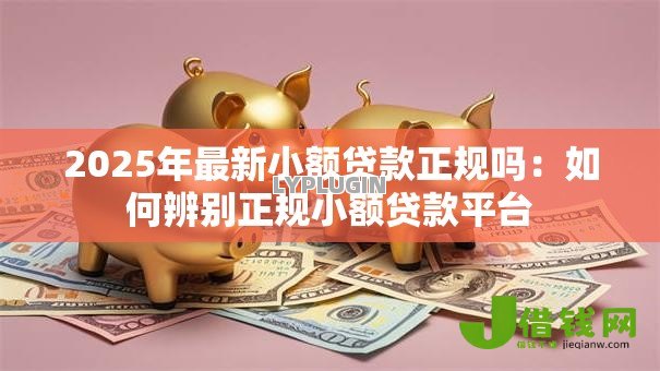2025年最新小额贷款正规吗：如何辨别正规小额贷款平台