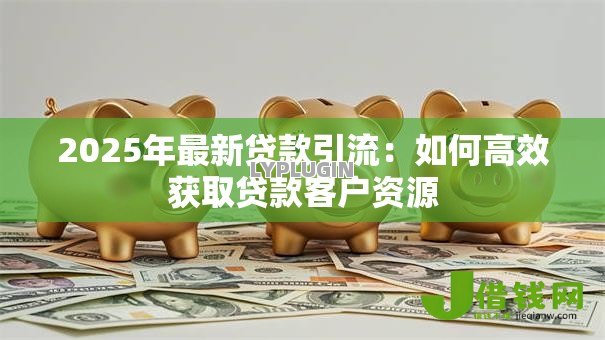 2025年最新贷款引流：如何高效获取贷款客户资源