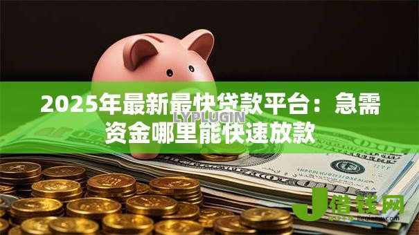 2025年最新最快贷款平台：急需资金哪里能快速放款
