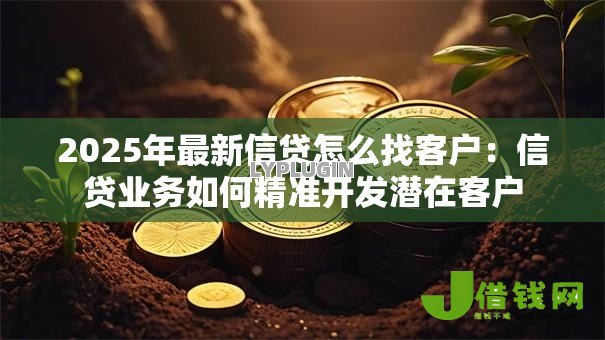 2025年最新信贷怎么找客户:信贷业务如何精准开发潜在客户 2025年最新信贷怎么找客户:信贷业务如何精准开发潜在客户