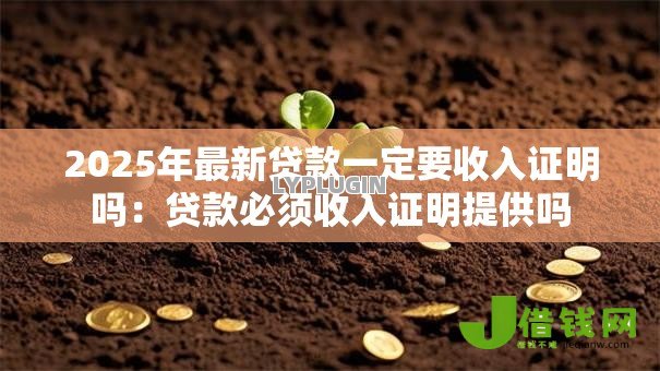 2025年最新贷款一定要收入证明吗：贷款必须收入证明提供吗