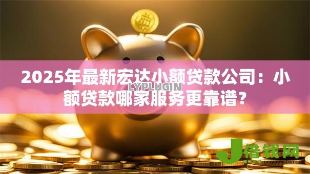 2025年最新宏达小额贷款公司：小额贷款哪家服务更靠谱？